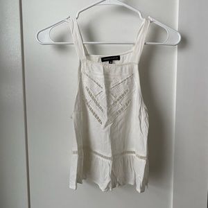 White tank top from Kendall & Kylie Collection